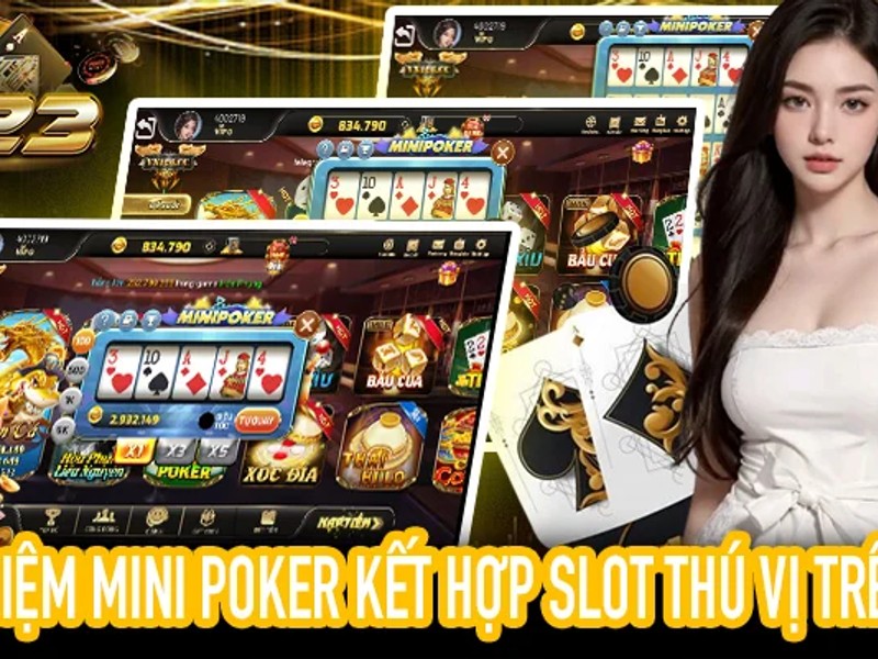 Hình ảnh bàn poker với các lá bài và chip, thể hiện sự kịch tính của trò chơi